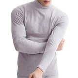 Mens Autumn Winter Turtle Neck Tops - Toplen