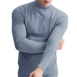 Mens Autumn Winter Turtle Neck Tops - Toplen