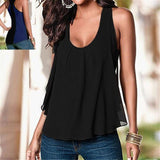 Women Summer Chiffon Tank Top - Toplen