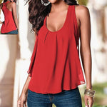 Women Summer Chiffon Tank Top - Toplen