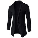 Mens Fashion Autumn Winter Long Sleeves Cardigan - Toplen