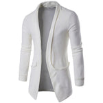 Mens Fashion Autumn Winter Long Sleeves Cardigan - Toplen