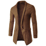 Mens Fashion Autumn Winter Long Sleeves Cardigan - Toplen