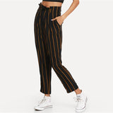 Casual Women Straight Full Length Pants - Toplen