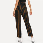 Casual Women Straight Full Length Pants - Toplen