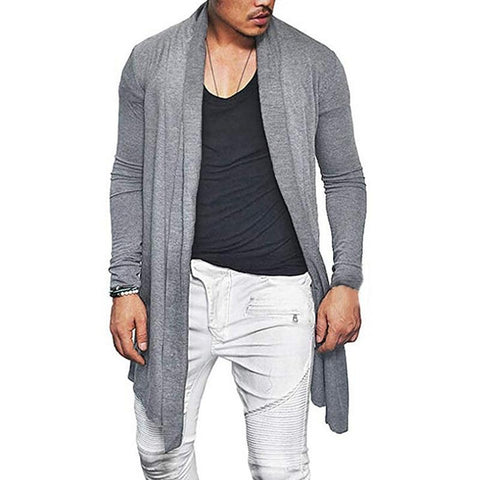 Mens Waterfall Long Sleeve Cardigan