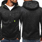 Mens Maniche Lunghe Zipper Hoodies