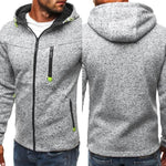 Mens Maniche Lunghe Zipper Hoodies
