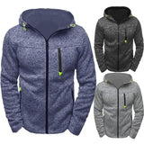 Mens Maniche Lunghe Zipper Hoodies