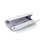 Ladies Designer Satin Diamante Party Wedding Clutch Purse