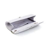 Ladies Designer Satin Diamante Party Wedding Clutch Purse