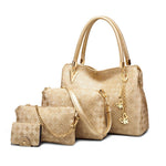 Fashion Ladies Designer Handbag Set Leather Shoulder Messenger Tote Purse Bag - Toplen