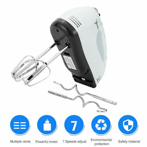 Hand Mixer Electric Hand Held Mixer Whisk Beater Blender Kichen Cooking