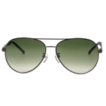 Police Aviator Legend 2 Gunmetal Green Lens Mens Classic Sunglasses - Toplen