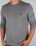 Lyle And Scott Men Long Sleeve Crew Neck T-shirt - Toplen