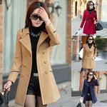 Ladies Winter Slim Long Coat Parka Overcoat - Toplen