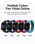 Smart Watch Bluetooth Heart Rate Blood Pressure Fitness Activity Tracker