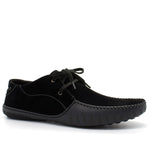 Mens Casual Suede Leather Lace Up Smart Trainers Loafers Shoes - Toplen