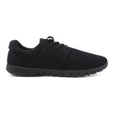 Mens Mesh Lightweight Trainer Black - Toplen
