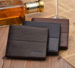 Mens Leather Soft Wallet Credit Card Holder - Toplen
