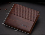 Mens Leather Soft Wallet Credit Card Holder - Toplen