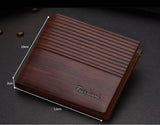 Mens Leather Soft Wallet Credit Card Holder - Toplen