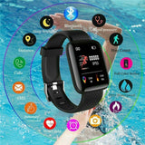 Smart Watch Bluetooth Heart Rate Blood Pressure Fitness Activity Tracker