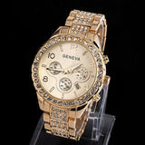 Luxury Women Stainless Steel Watch Ladies Crystal Quartz Analog Bracelet Watches - Toplen