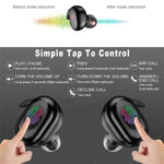 Wireless Bluetooth 5.0 Earbuds Stereo TWS Bluetooth Touch Control Headphones